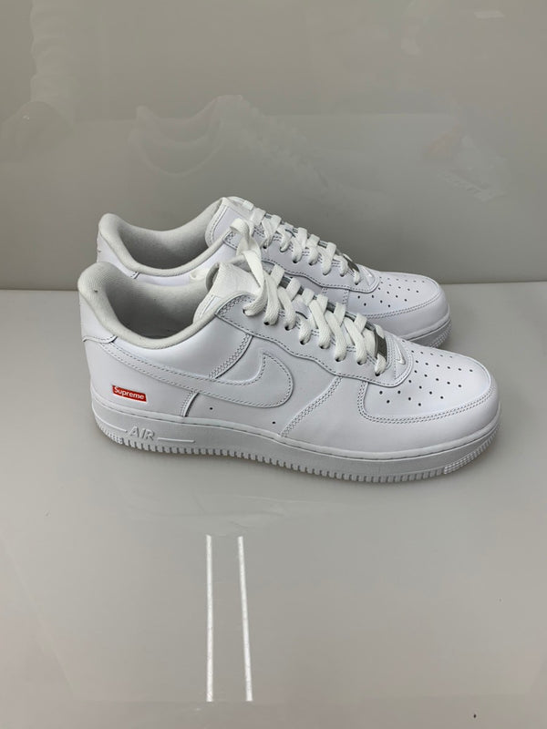 ナイキ NIKE Supreme × Nike Air Force 1 Low "White" CU9225-100 メンズ靴 スニーカー ロゴ ホワイト 29.5cm 201-shoes726