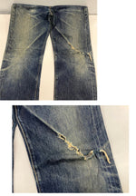 リーバイス Levi's 90's 90年代 201XX ボタン裏555刻印 赤耳 BIGE 1937モデル バレンシア製 アメリカ製 MADE IN USA VINTAGE ヴィンテージ 201-0003 デニム ブルー W33 L36 101MB-749