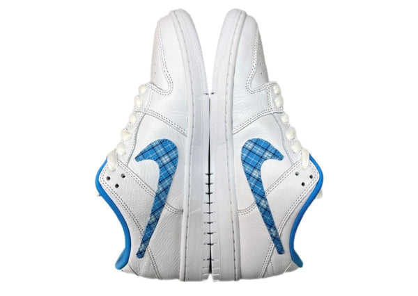 ナイキ NIKE 24年製 × NICOLE HAUSE ニコール ハウゼ DB DUNK LOW PRO ダンク ロー スケボー シューズ 白 青 FZ8802-100 メンズ靴 スニーカー ホワイト 27cm 104S-1035