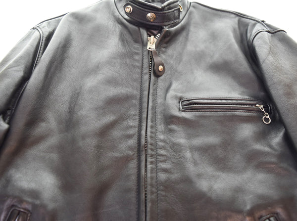 ショット SCHOTT 141 ボアライナー付 レザー シングル ライダース