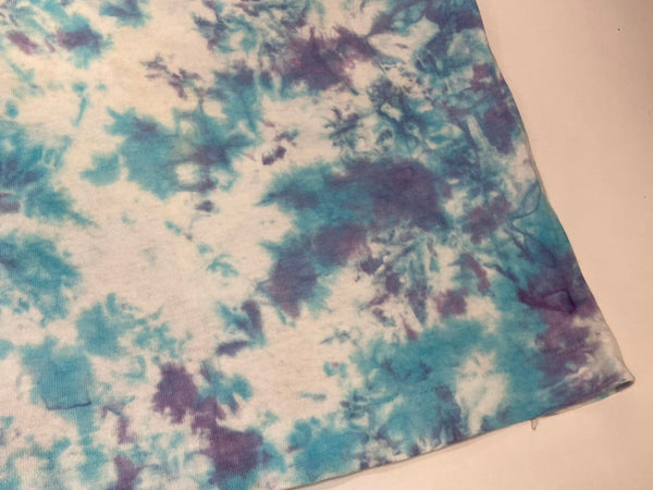 バンド band Vintage 90's FRUIT OF THE LOOM The Moody Blues Tie Dye Floral LIQUID BLUE ムーディーブルース タイダイ XL Tシャツ マルチカラー LLサイズ 101MT-3493