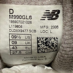 ニューバランス new balance M990GL6 メンズ靴 スニーカー グレー 27.5cmサイズ 201-shoes1320