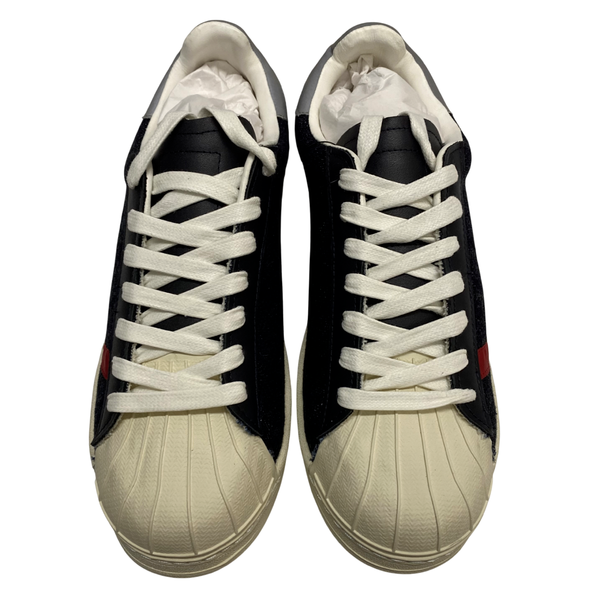 【曜日割引対象外】 シュースマイル SHOE(S)MILE TWOFACE×CSF 大戦デニム メンズ靴 スニーカー ブルー 26cmサイズ 201-shoes1576 VB