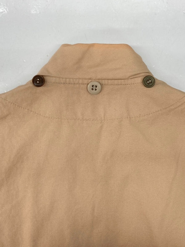 フィルソン FILSON 00s HUNTING VEST ハンティング ベスト フィッシング トラベル USA製 ノースリーブ 薄茶 ベスト 無地 ベージュ Sサイズ 104MT-1398