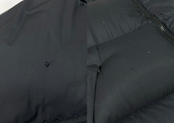 ザノースフェイス THE NORTH FACE 90s NUPUTSE DOWN JACKET ヌプシ ダウン ジャケット ジップアップ アウトドア アウター 黒 NF003AS ジャケット ロゴ ブラック 104MT-2192