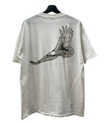 ヴィンテージ vintage 90s 90年代 Winston イーグル ポケットT ポケT バックプリント 企業T - Tシャツ プリント ホワイト 104MT-1542