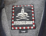 ヒステリックグラマー HYSTERIC GLAMOUR バッファロー チェック フリース ジップパーカー 0253CF10 パーカ ブラック Lサイズ 103MT-3115