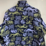 【曜日割引対象外】 パタゴニア PATAGONIA 90's クリーチャー スナップT ハーフボタン フリース USA製 ジャケット ネイビー Mサイズ 201MT-3856 VB