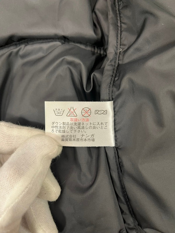 バックチャンネル Back Channel ×NANGA ナンガ HOODED DOWN JACKET ダウンジャケット 黒 ジャケット ブラック Mサイズ 101MT-5118