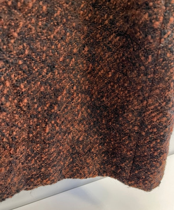 ワイズ Y's ウールコート ツイードコート  YS-J05-119 コート ブラウン サイズ3 101LT-204