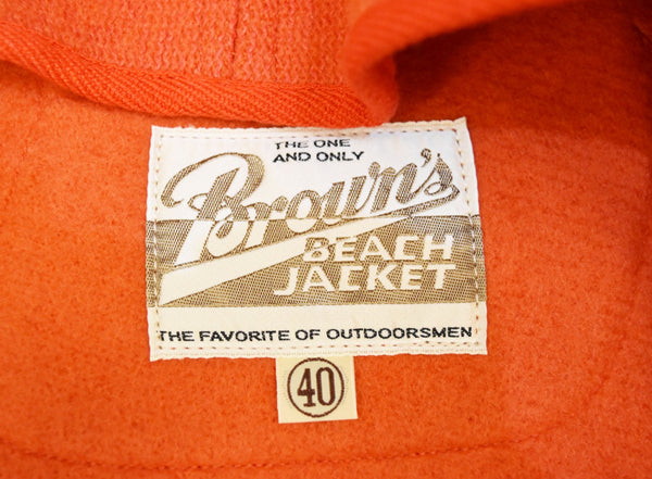 フルカウント FULLCOUNT BROWN'S BEACH EARLY VEST ブラウンズビーチ ベスト 赤 BBJ10-001 40 ベスト レッド 103MT-2325