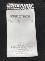 ゴッドセレクション GOD SELECTION XXX 24AW PRINT S/S TEE プリント Tシャツ 半袖 黒 Tシャツ プリント ブラック Lサイズ 104MT-1593
