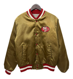 【曜日割引対象外】 ロッカーライン LOCKER LINE 90s San Francisco 49ERS NFL スタジャン ジャケット ゴールド Mサイズ 201MT-2876 VB