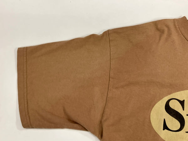 シンプルスケート Simple Skate 90's 90年代 TULTEX OLD SKATE オーバルロゴ プリントT Vintage ヴィンテージ XL Tシャツ ブラウン LLサイズ 101MT-4441