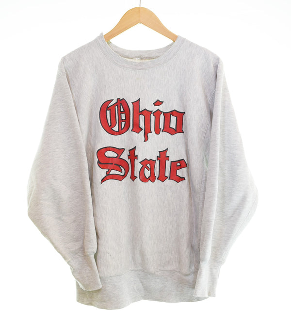 チャンピオン Champion REVERSE WEAVE OHIO STATE リバースウィーブ オハイオ ステイト スウェット カレッジ ロゴ  スウェット グレー 103MT-3469