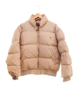 ラルフローレン RalphLauren 90s ダウンジャケット 90's 紺タグ ボックスシルエット 短丈 ジャケット ベージュ Mサイズ 103MT-3547
