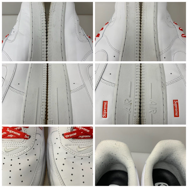 ナイキ NIKE × SUPREME NIKE AIR FORCE 1 LOW SP CU9225-100 メンズ靴 スニーカー ホワイト 29.5cmサイズ 201-shoes1543