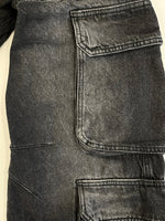 ディーゼル DIESEL D-SIRE-CARGO-S デニムカーゴパンツ 黒 A11871 デニム ブラック サイズ23 101MB-774