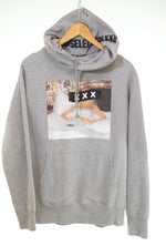 ゴッドセレクショントリプルエックス GOD SELECTION XXX ケイト・モス フォト スウェットパーカー パーカ グレー Mサイズ 103MT-3116