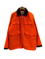 ウールリッチ WOOLRICH 70s~80s 白タグ ハンティングジャケット 襟切り替え TALONジップ VINTAGE ヴィンテージ ジャケット オレンジ Lサイズ 101MT-5199