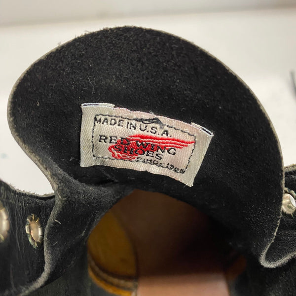 【曜日割引対象外】 レッドウィング RED WING 90's CLASSIC MOC アイリッシュセッター レースアップ 8179 メンズ靴 ブーツ ワーク ブラック 25.5cmサイズ 201-shoes1472 VB