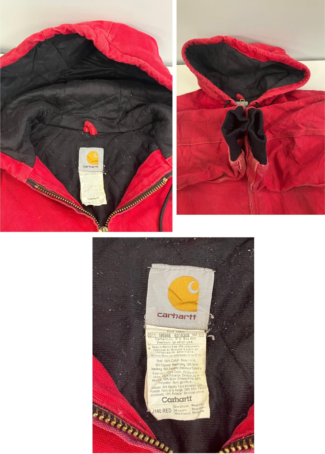 【鬼フェードボロ】カーハートアクティブジャケットアクティブパーカーJ68 CHT 楽天市場】00s カーハート アクティブ ジャケット メンズ L 古着 00