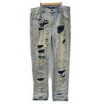 ジェイデッドロンドン Jaded London ダメージ加工 デニム ブルー W36サイズ 201MB-1063