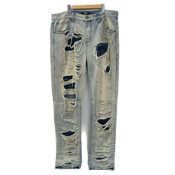 ジェイデッドロンドン Jaded London ダメージ加工 デニム ブルー W36サイズ 201MB-1063