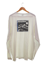 パタゴニア PATAGONIA 90s Organic cotton Benefical T's Made in USA 90's ベネフィシャルT USA製 ロンT ホワイト LLサイズ 103MT-3219