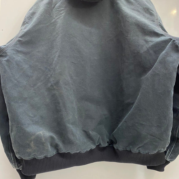 【曜日割引対象外】 カーハート Carhartt USA製 アクティブジャケット ダック ジャケット ブラック 4XLサイズ 201MT-4606 VB