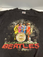 バンド band 90’s 90年代 THE BEATLES Sgt. Pepper's Lonely Hearts Club Band  ビートルズ サージェント・ペパーズ・ロンリー・ハーツ・クラブ・バンド VINTAGE ヴィンテージ XL Tシャツ ブラック LLサイズ 101MT-5056