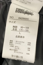 ファーストダウン FIRST DOWN ダウンジャケット 642502C レッド Lサイズ 201MT-2708