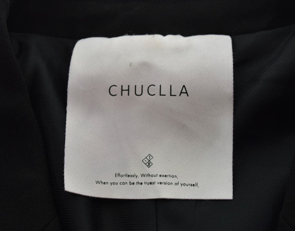 チュクラ CHUCLLA クロップド ルーズ テーラード ジャケット ジャケット ブラック Mサイズ 103LT-140