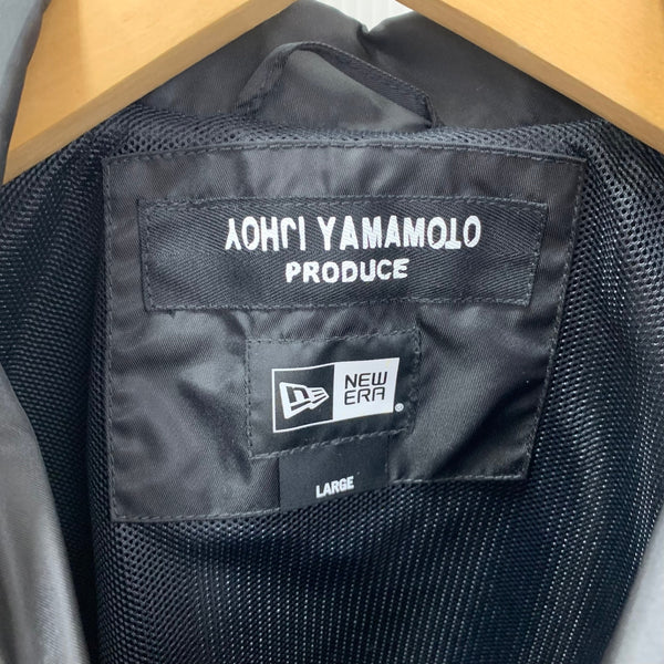 ヨウジヤマモトプールオム Yohji Yamamoto pour homme ニューエラ New Era コラボ コーチジャケット HW-Y30-601 ジャケット ブラック Lサイズ 201MT-4142