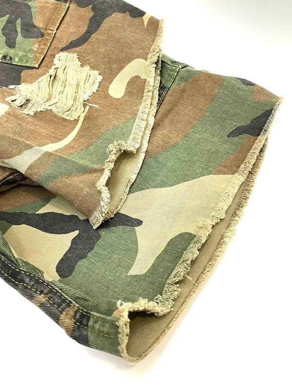 アール サーティーン R13 カモフラージュ カーゴ ハーフパンツ R13M1153-15 マルチカラー 36 601MB-2