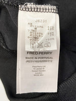 フレッド ペリー FRED PERRY Taped Track Jacket テープド トラック ジャケット ジャージ 黒 J6231 ジャケット ロゴ ブラック Mサイズ 101MT-2228