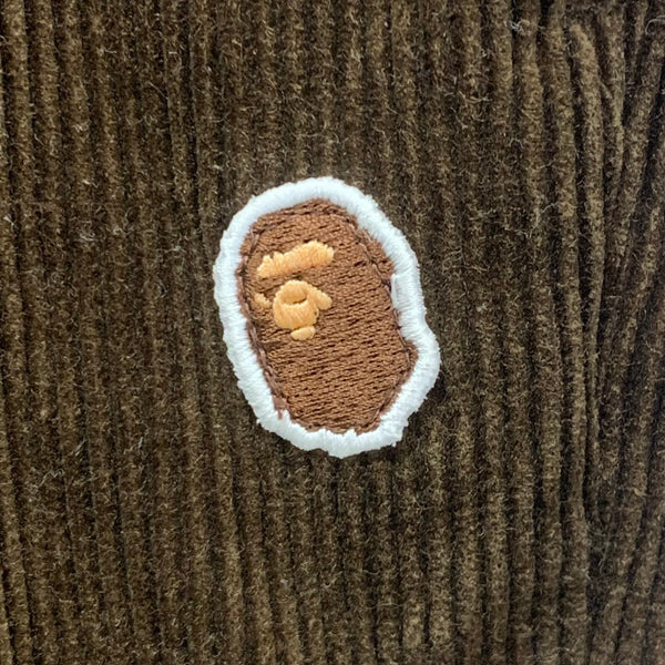 アベイシングエイプ A BATHING APE コーデュロイパンツ ボトムスその他 ブラウン Mサイズ 201MB-1155