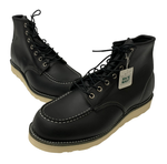 【曜日割引対象外】 レッドウィング RED WING 6-inch Classic Moc USA製 8179 メンズ靴 ブーツ その他 ブラック 27.5cmサイズ 201-shoes1114 VB