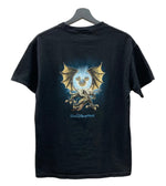 us古着 US 00s 00年代 Walt Disney World Dragon ディズニー ドラゴン 両面プリント 黒 Tシャツ キャラクター ブラック 104MT-1830