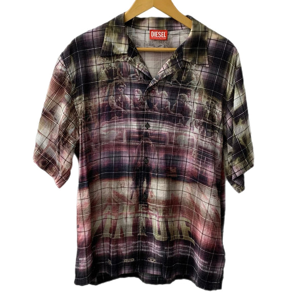 ディーゼル DIESEL S-TILBORG 半袖シャツ マルチカラー 46サイズ 201MT-4317