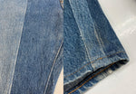 アンユーズド UNUSED 16AW REMAKE PATCHWORK DENIM リメイク パッチワーク デニム 再構築 ジップフライ ズボン パンツ 青 無地 UW0542 デニム ブルー サイズ 2 104MB-141
