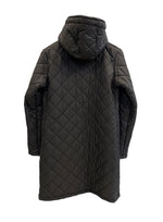 マッキントッシュ MACKINTOSH 裏ボア 中綿コート キルティング ジャケット フード付き コート ブラック サイズ36 101LT-151