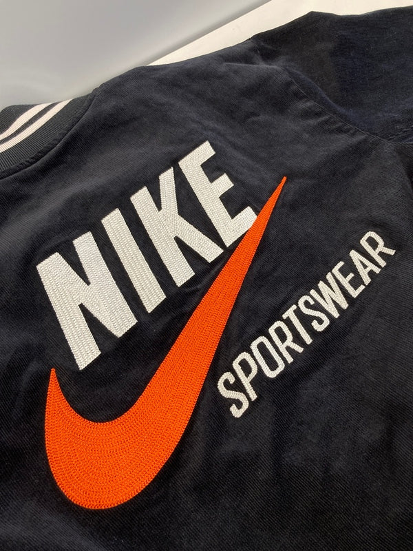 ナイキ NIKE NSW NIKE TREND BOMBER JKT ロゴ刺繍 コーデュロイ ボンバージャケット 黒 DV9998-010 ジャケット ブラック Mサイズ 101MT-3931