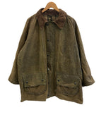 バブアー BARBOUR 90's 90年代 3ワラント GAMEFAIR ゲームフェア ワックス コットン オイルドジャケット ハーフコート VINTAGE ヴィンテージ A123 ジャケット カーキ 101MT-5233