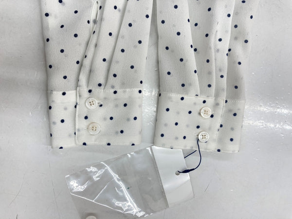 ボーダーズアットバルコニー BORDERS at BALCONY シャツワンピース シフォン シースルー ティアード ONE-PIECE ドット ボーダー 切替 ドレス DRESS WHITE 白 BD2111-3E-13 ワンピース 総柄 ホワイト SIZE36 104LT-111