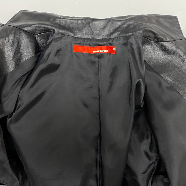 【曜日割引対象外】 ワイツーレザー Y'2 LEATHER AMPLIFIER ホースレザー テーラードジャケット ジャケット ブラック 36サイズ 201MT-4538 VB