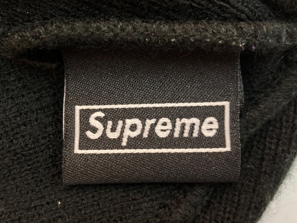 シュプリーム SUPREME 22AW S LOGO BEANIE ロゴ ビーニー New Era ツノ ニット帽 帽子 黒 帽子 メンズ帽子 ニット帽 ロゴ ブラック 104H-45