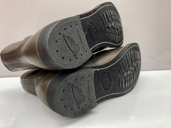 レッドウィング RED WING IRON RANGER アイアン レンジャー ALPINE Vibramソール アウトドア 革靴 シューズ 9 1/2D 緑 8078 メンズ靴 ブーツ その他 カーキ 27.5cm 104S-1069