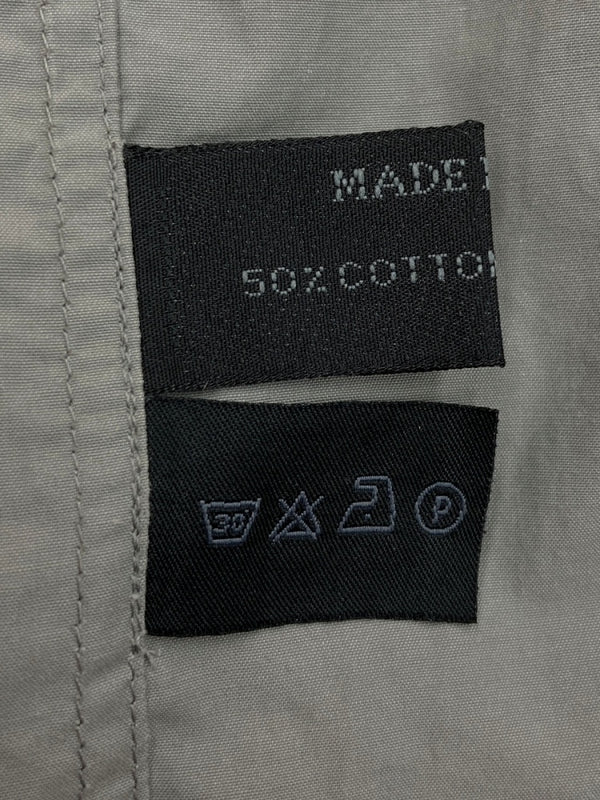 プラダ PRADA L/S DRESS SHIRT ドレス シャツ 長袖 レギュラーカラー ボタン 灰 サイズ 39 長袖シャツ 無地 グレー 104MT-1610