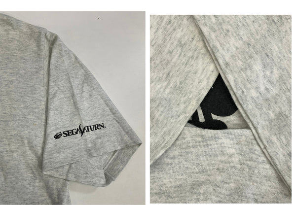 US US古着 90's 90年代 SEGA SATURN PROJECT SONIC セガサターン プロジェクトソニック ゲーム プロモーション アドバタイジング VINTAGE ヴィンテージ Tシャツ グレー Lサイズ 101MT-5157